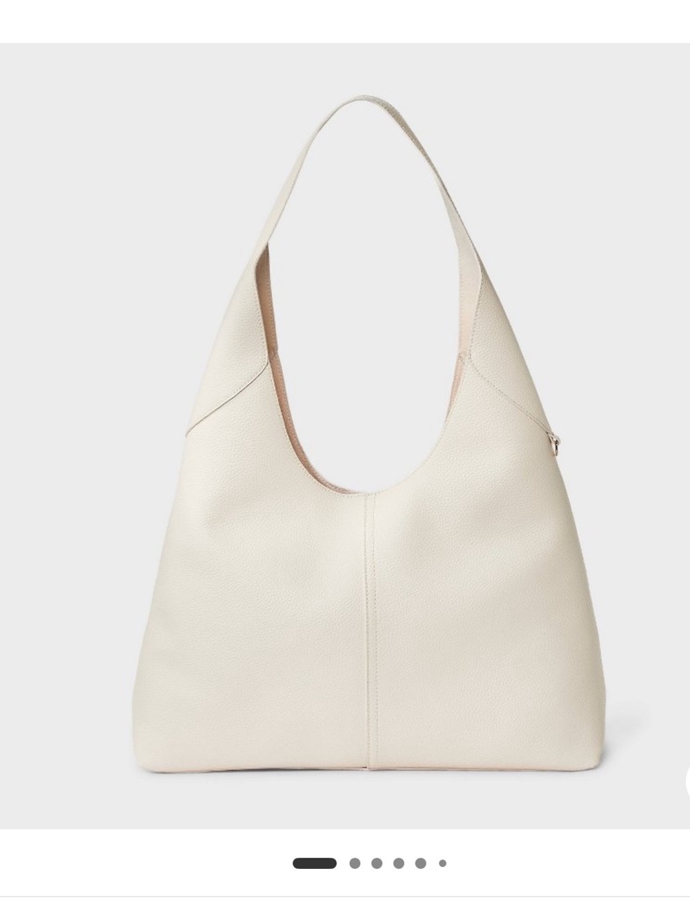 Target Cream Hobo Shoulder Bag